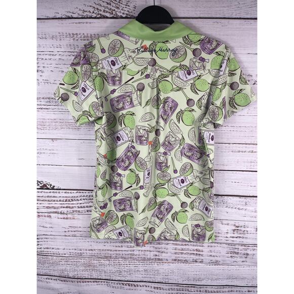 William Murray Shirt Womens Medium Green Tito's Transfusion Vodka Polo Golf - Picture 11 of 13
